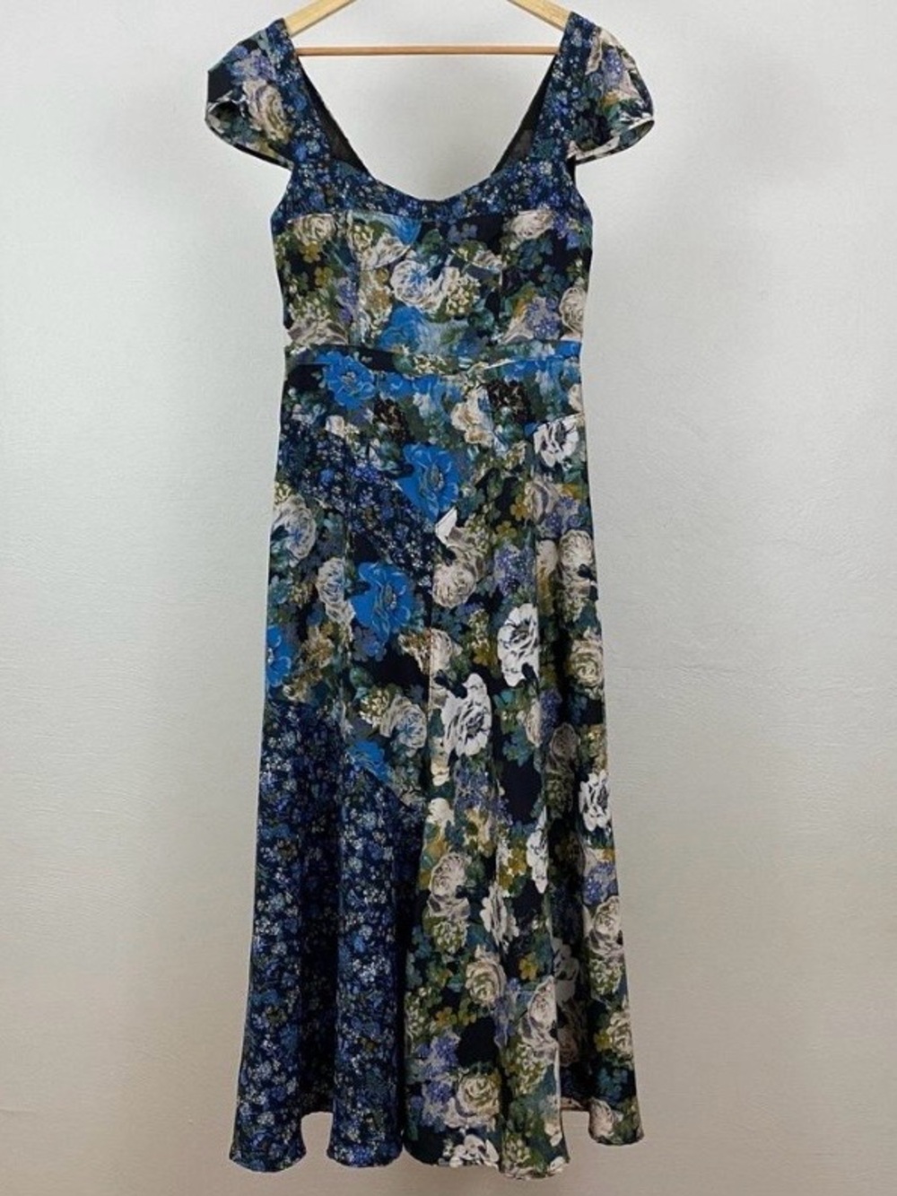 Free People La Fleur Maxi Dress - Dark Blue - Size 4/6?